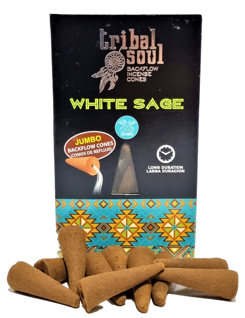 Incienso Cascada Salvia Blanca - Tribal Soul-0