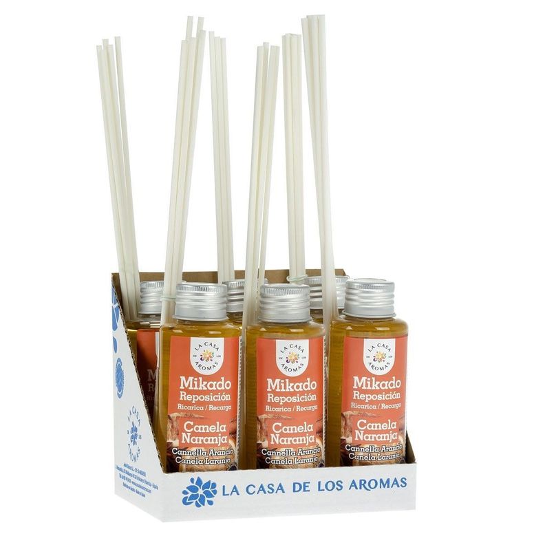 Pack 6 Ambientador Mikado Canela-Naranja 100ml - La Casa de los Aromas-0
