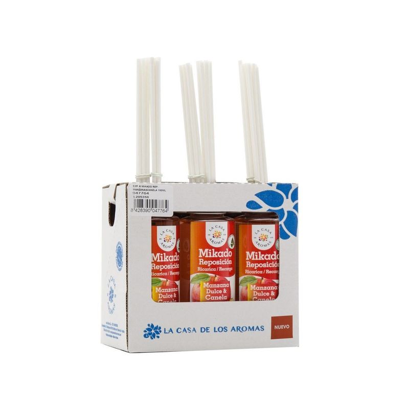 Pack 6 Ambientador Mikado Manzana Dulce & Canela 100ml - La Casa de los Aromas-0