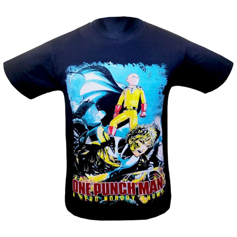 Polera One Punch Man Doble Estampado-0