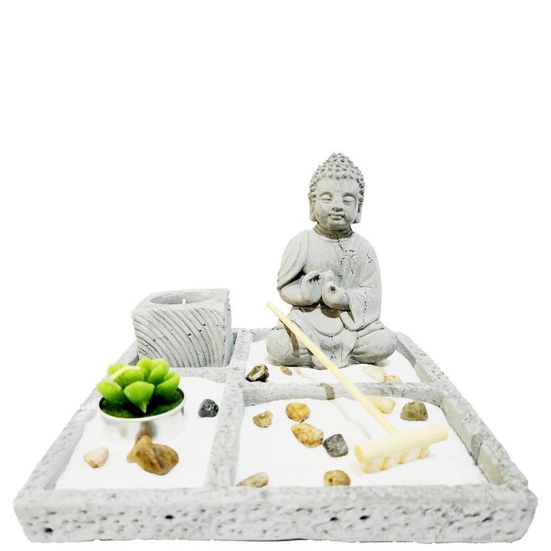 Jardín Zen Carving Buda-0