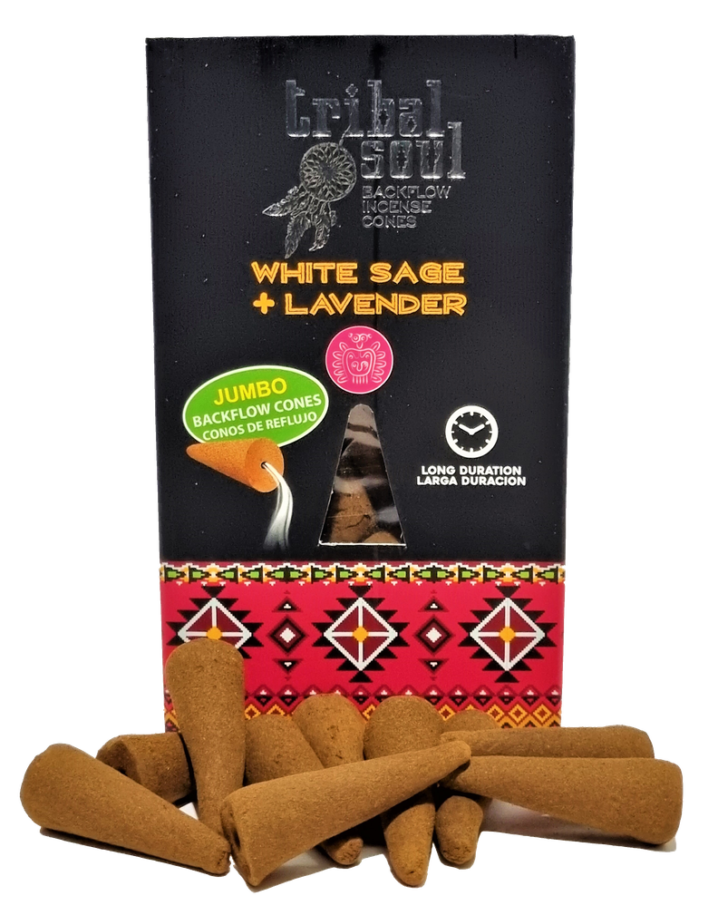 Incienso Cascada Salvia Blanca + Lavanda - Tribal Soul-0