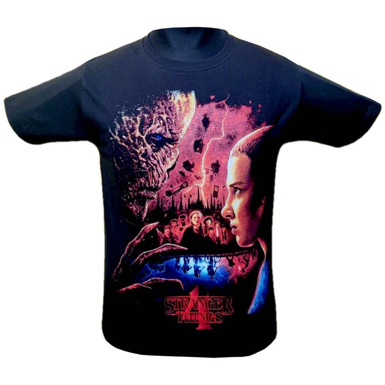 Polera Stranger Things Doble Estampado-0