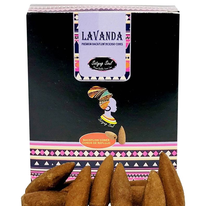 Conos de Incienso Cascada Lavanda - Satyug Soul-0