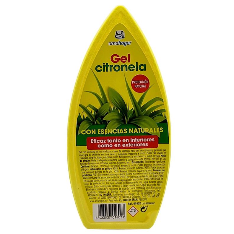 Ambientador Gel Citronela Anti Insectos - Amahogar-0