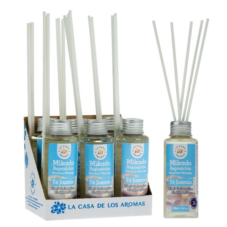 Pack de 6 Ambientador Mikado Té Jazmín 100ml - La Casa de los Aromas-0
