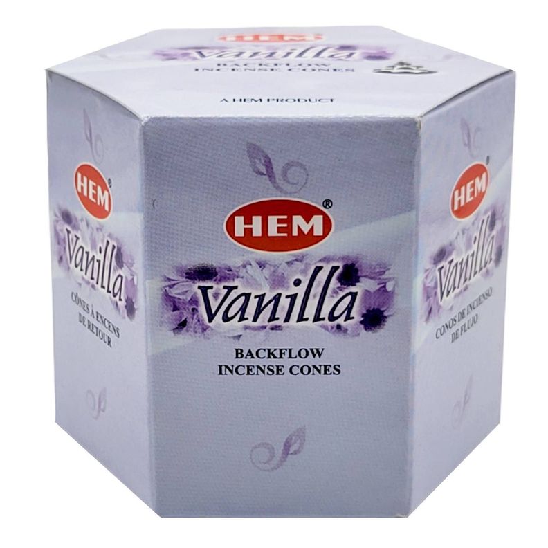 Conos de Incienso para Cascada Vainilla 40 unidades - HEM-0