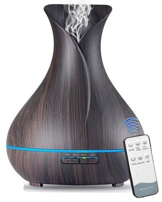 Humidificador Caoba 550ml Control Remoto Caoba
