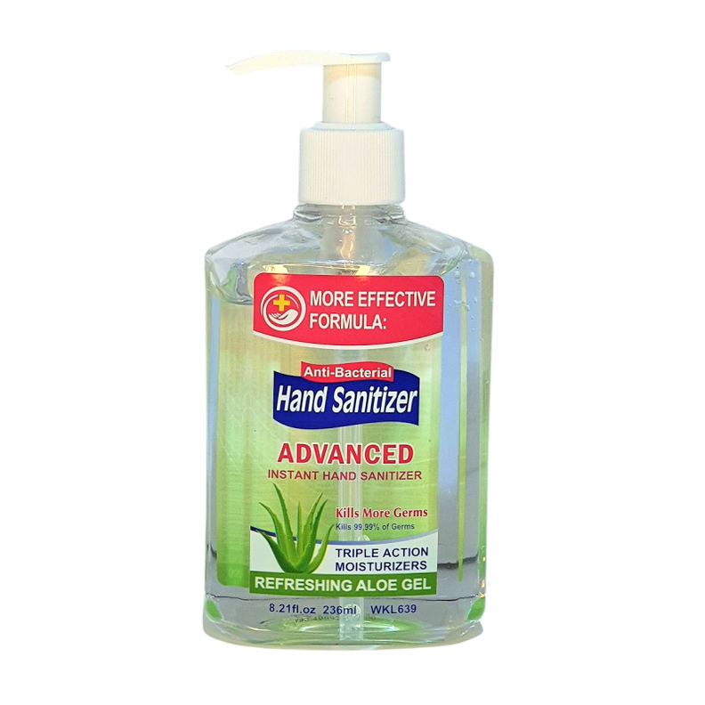 Alcohol Gel 75% Anti-Bacterial Aloe 236ml-0