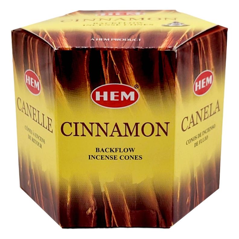 Conos de Incienso para Cascada Canela 40 unidades - HEM-0