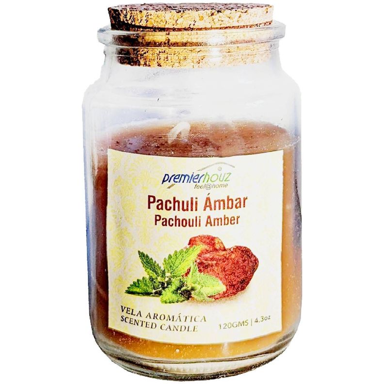 Vela Aromática Pachuli Ámbar 120gr-0