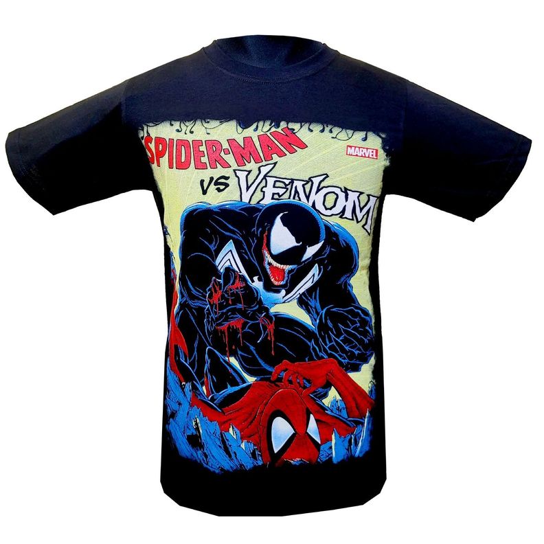 Polera SpiderMan vs Venom Doble Estampado-0