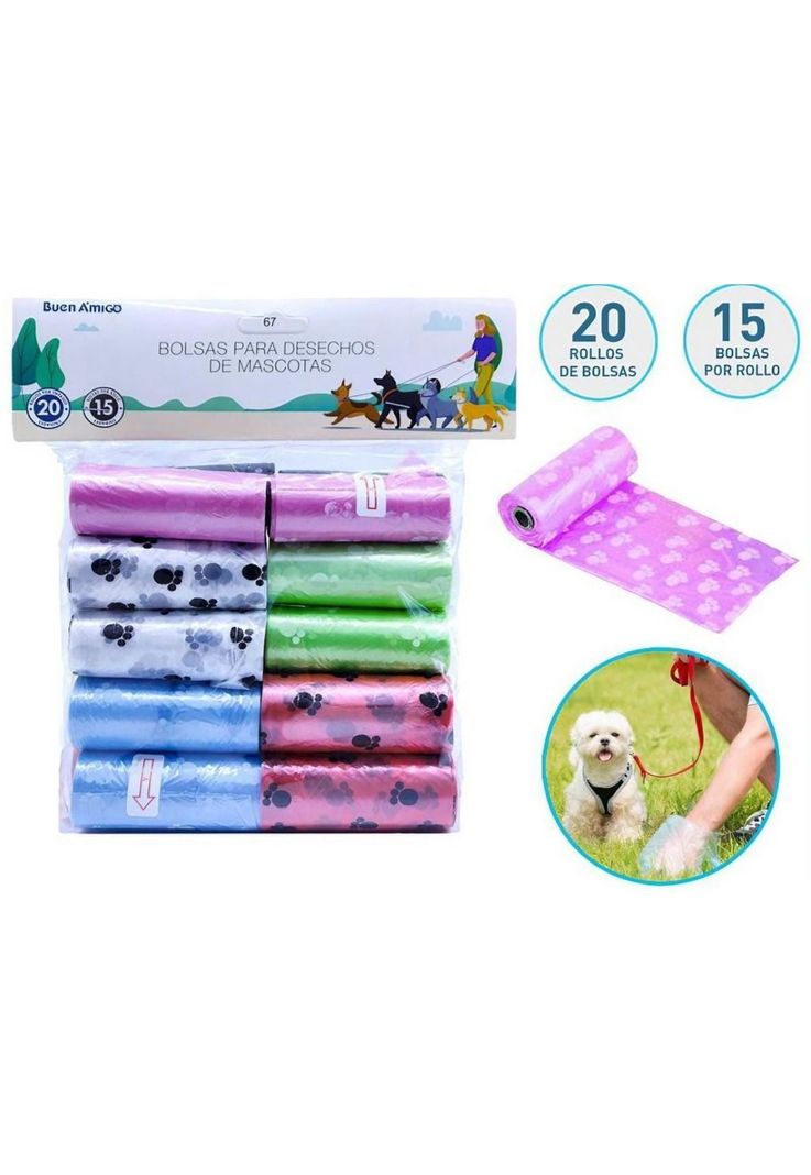 Bolsa De Higiene Mascota Paquete 20 Unidades-0