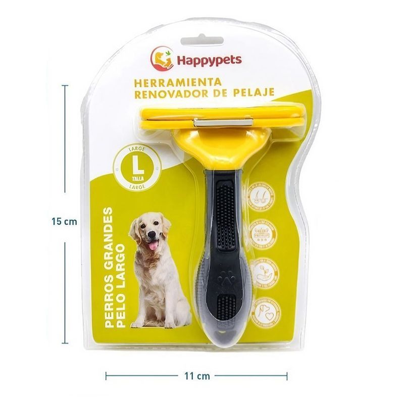 Cepillo Renovadora de Pelaje Para Perros de Pelo Largo-2