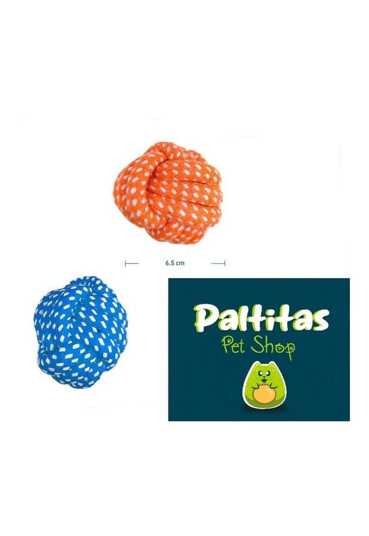 Juguete de tela en forma de pelota para perro-1