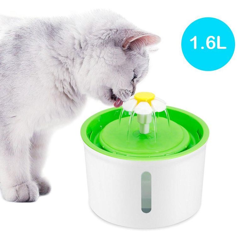 Fuente Para Gato Perro Bebedero Electrico con filtro 1.6 Lt-1