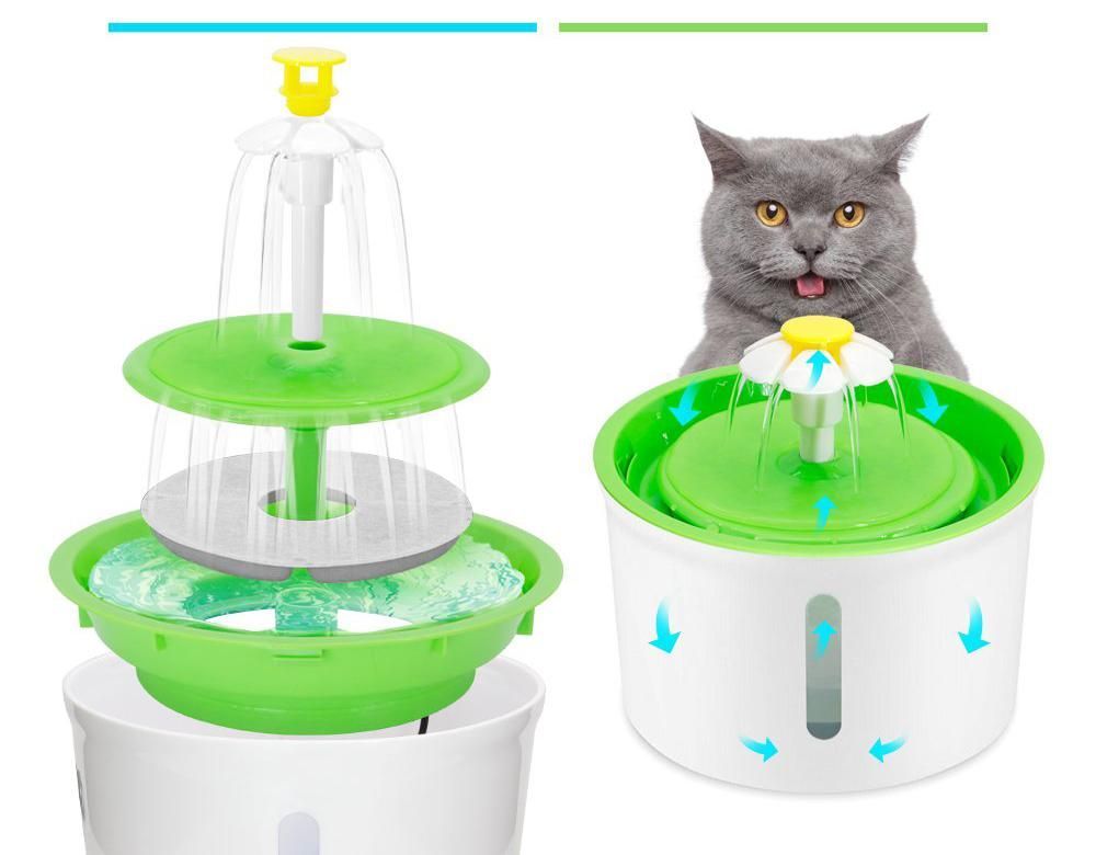 Fuente Para Gato Perro Bebedero Electrico con filtro 1.6 Lt-3