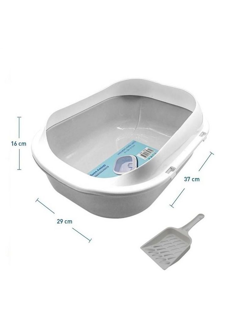Arenero Baño Para Gato Mascota Con Pala-0