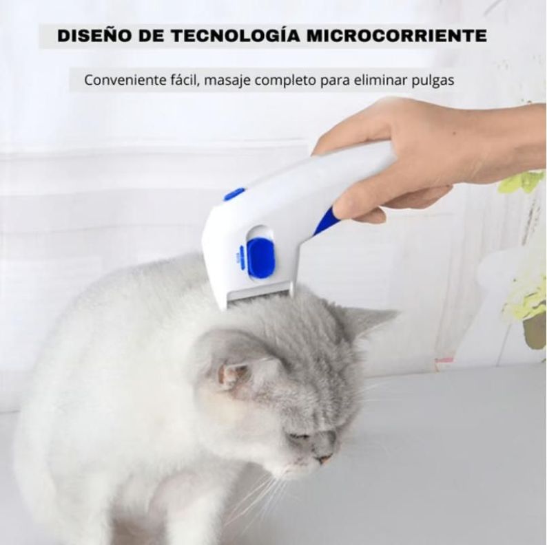 Peine Cepillo Elimina Pulgas Para Mascota Doctor Perro Gato-3