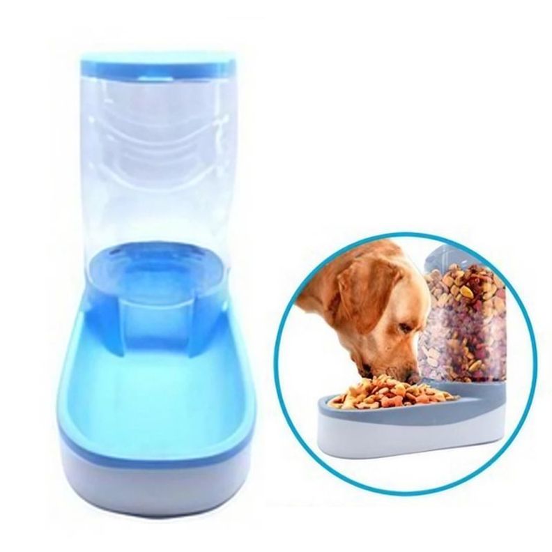 Comedero Dispenser Automático Para Perro Gato Alimento 800cc-1