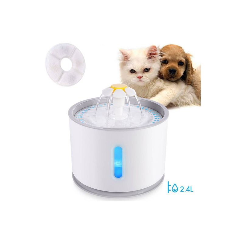 Fuente Para Gatos Perros Bebedero Electrico + Filtro-1