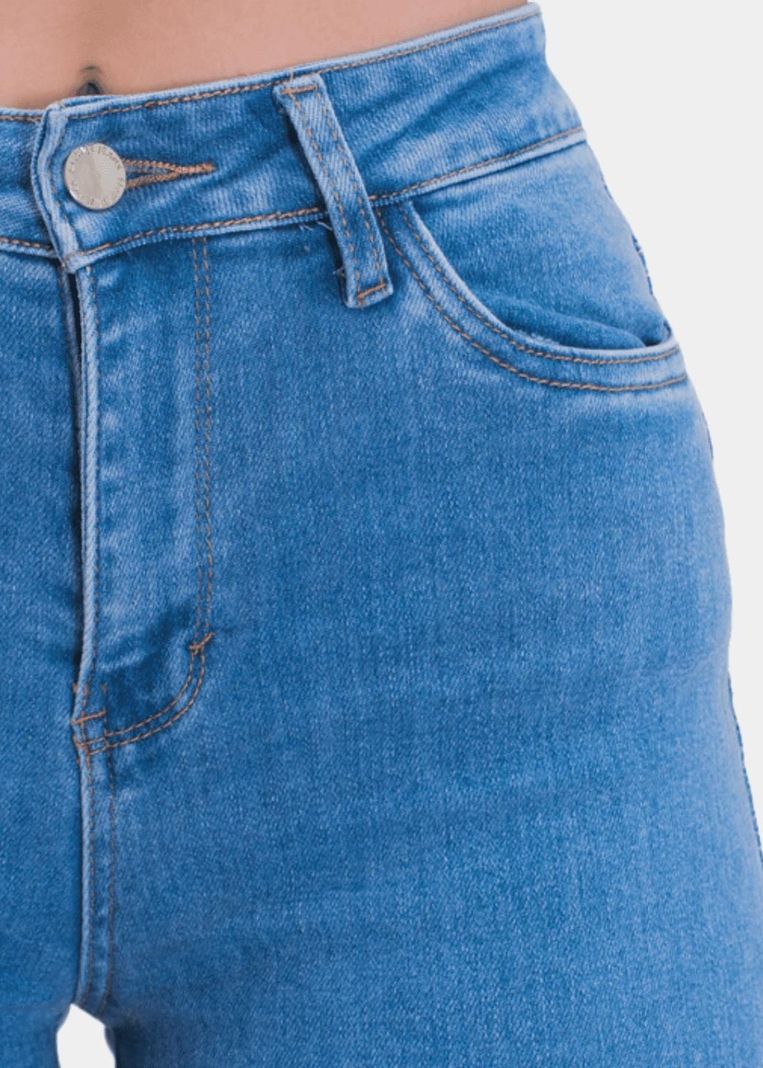 Jeans Straight 90s Celeste Elasticado-3