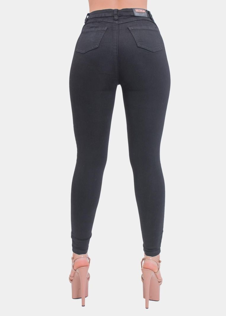 Jeans Skinny Negro Elasticado Push Up-1