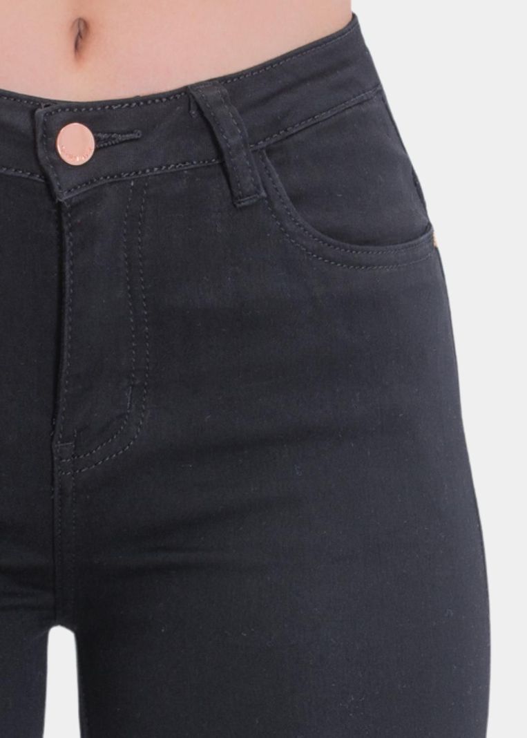Jeans Skinny Negro Elasticado Push Up-3