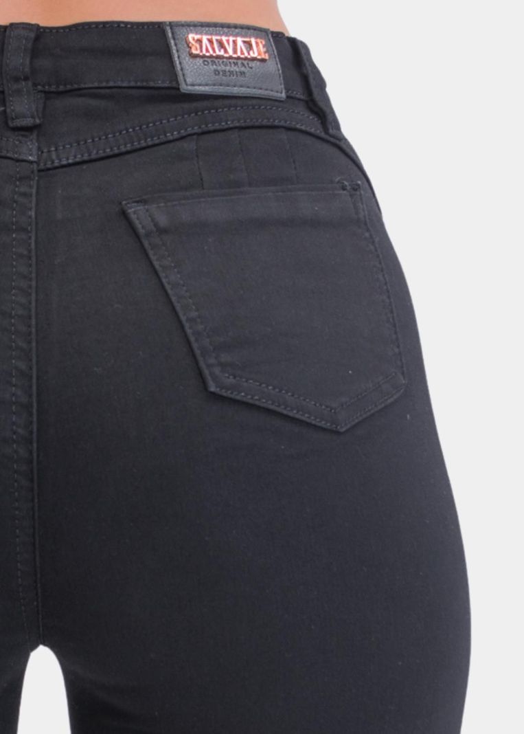 Jeans Skinny Negro Elasticado Push Up-4