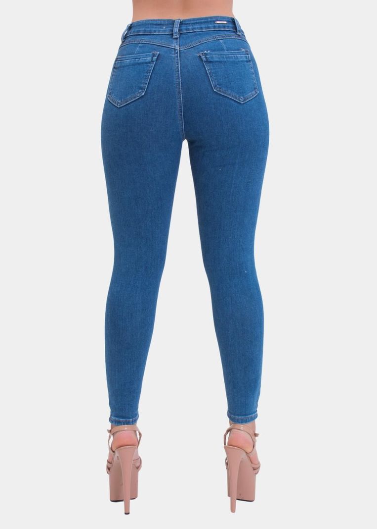 Jeans Skinny Azul Elasticado Push Up-1