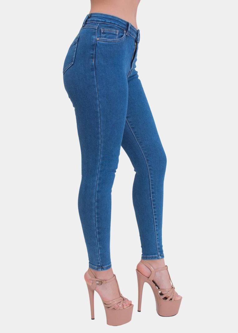Jeans Skinny Azul Elasticado Push Up-2