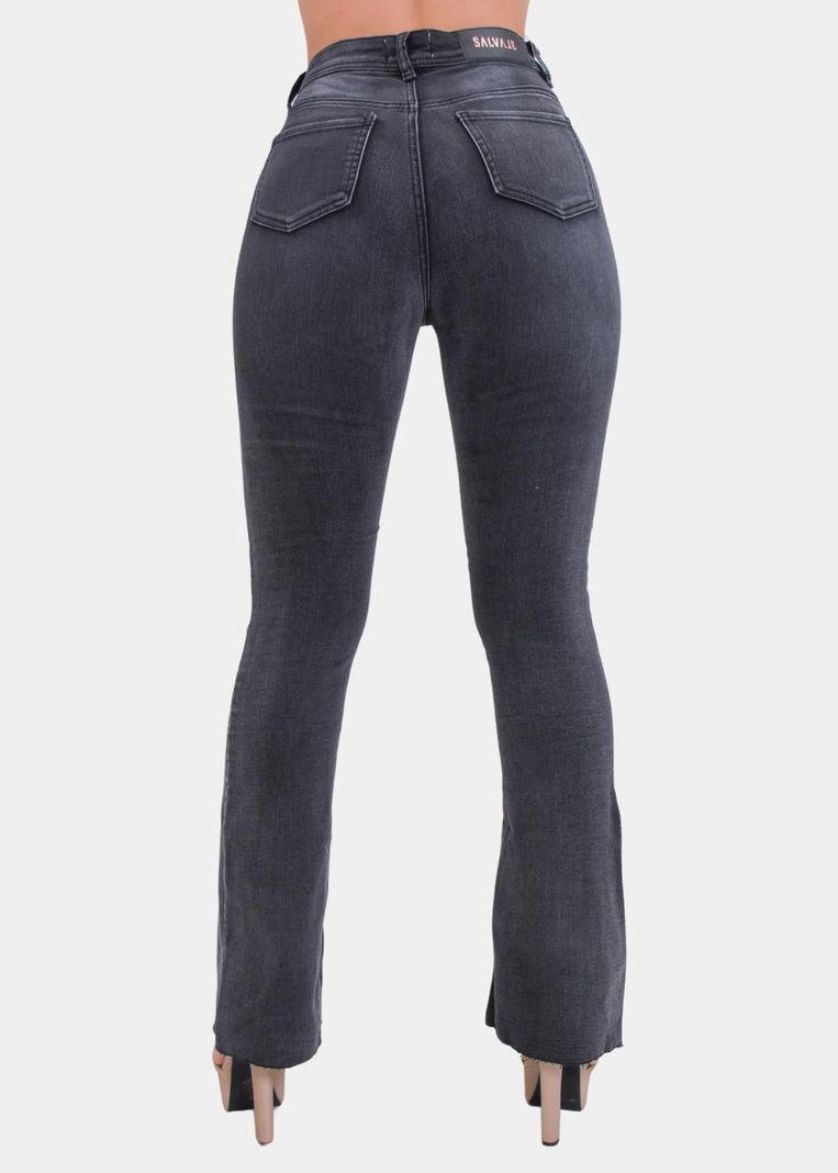 Jeans Flare Gris-2