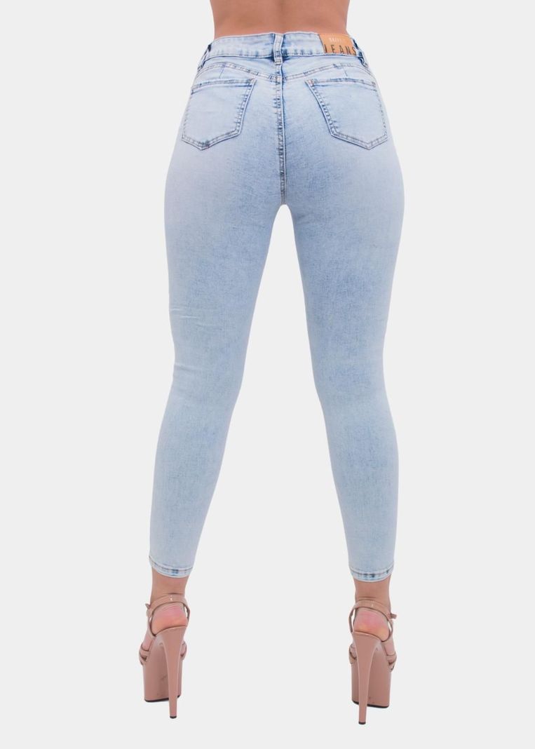 Jeans Skinny Distressed Prelavado Elasticado-2