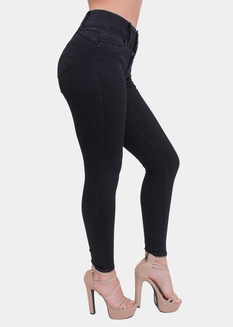 Jeans Skinny Negro Push Up-1