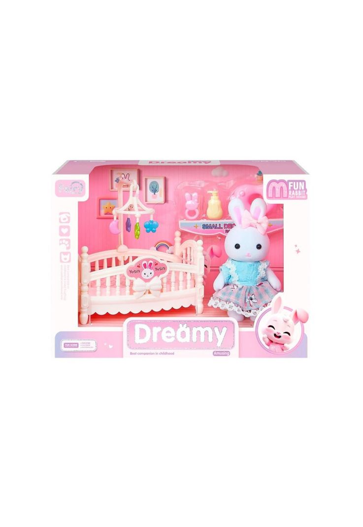 Set Cuna Conejo Dreamy Blanco 3 Anos