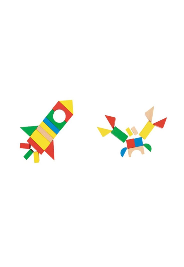 Bloques de Madera 100 Piezas Tooky Toy-1