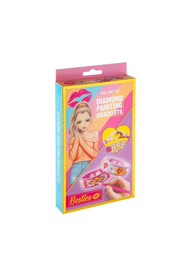 Pulsera de Pintura de Diamantes Besties Rosado 6 anos