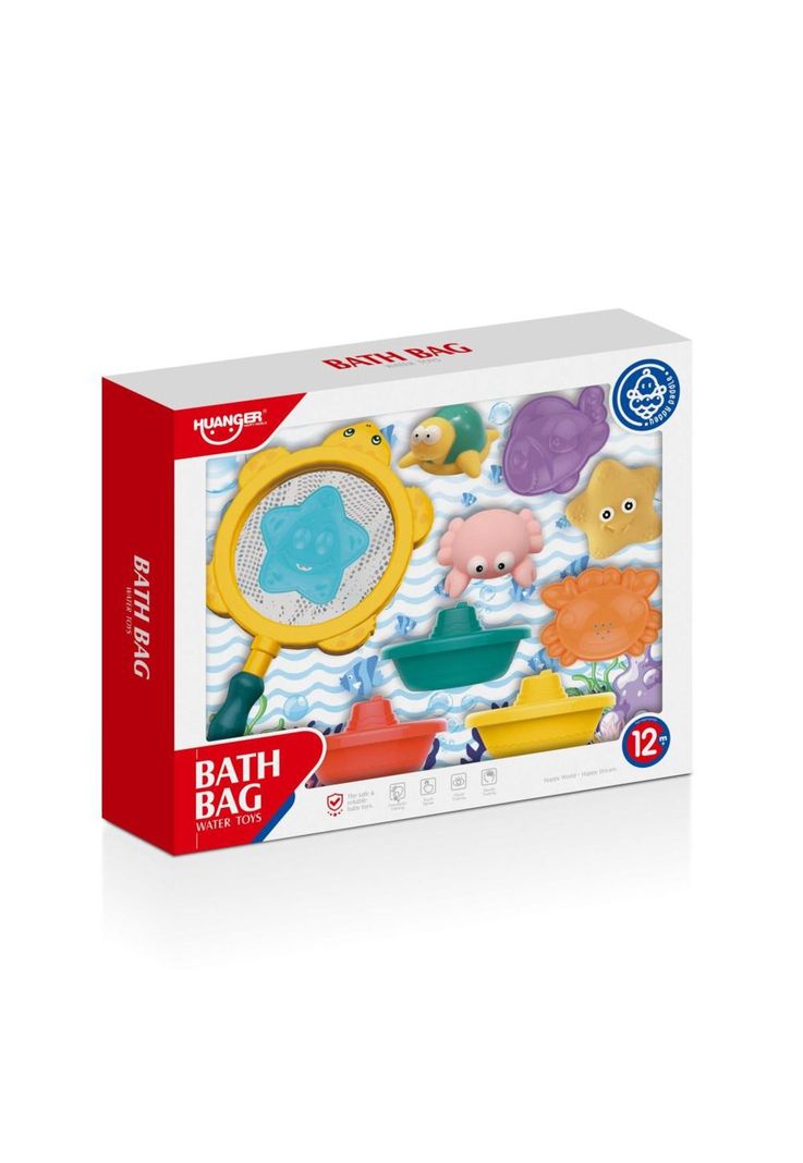 Juego de Agua Para Bano Pesca Estrella 10 Piezas Huanger