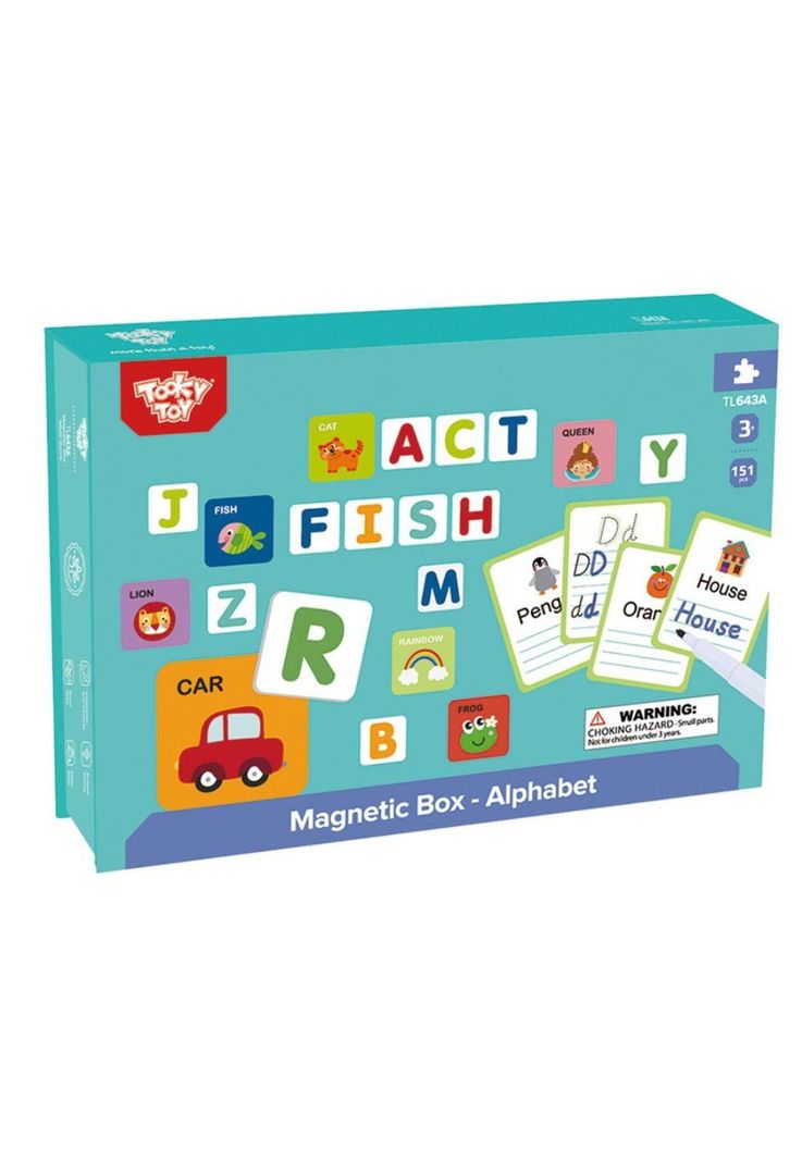 Caja Magnética Alfabeto Tooky Toy-3