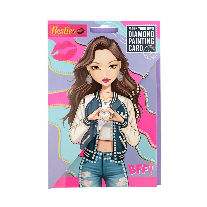 Pintura de Diamantes Modelo Morena Besties Morado 6 anos