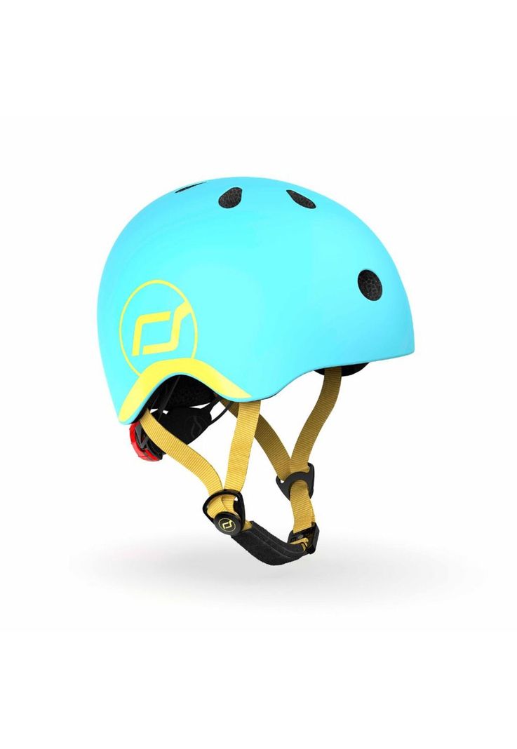 Casco Ajustable XXS-S Blueberry Scoot and Ride Celeste