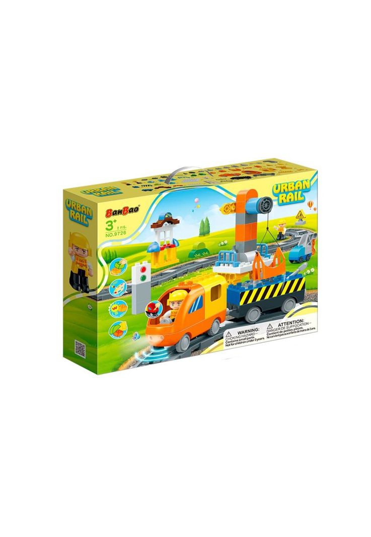 Set Bloques Tren de Carga 86 Piezas BanBao-0