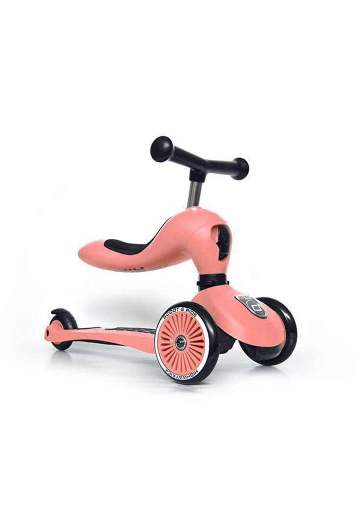 Scooter 2 En 1 Highwaykick 1 Peach Scoot and Ride-0