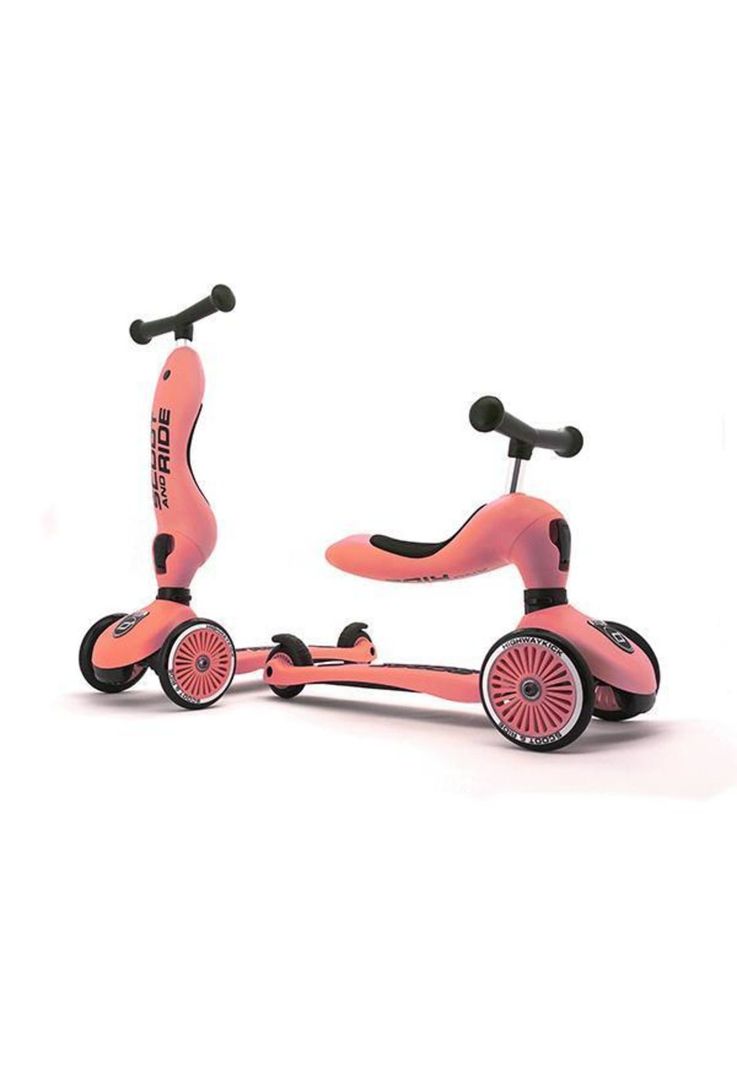 Scooter 2 En 1 Highwaykick 1 Peach Scoot and Ride-2