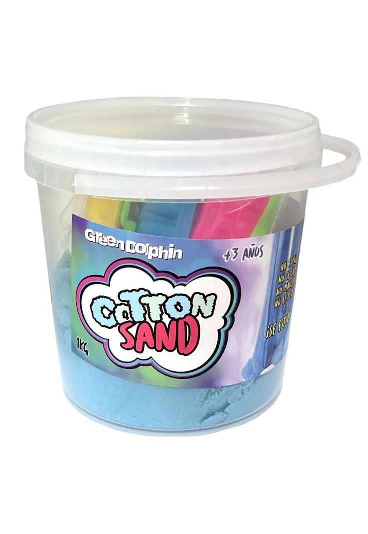 Arena Mágica Cotton Sand Azul Green Dolphin-2