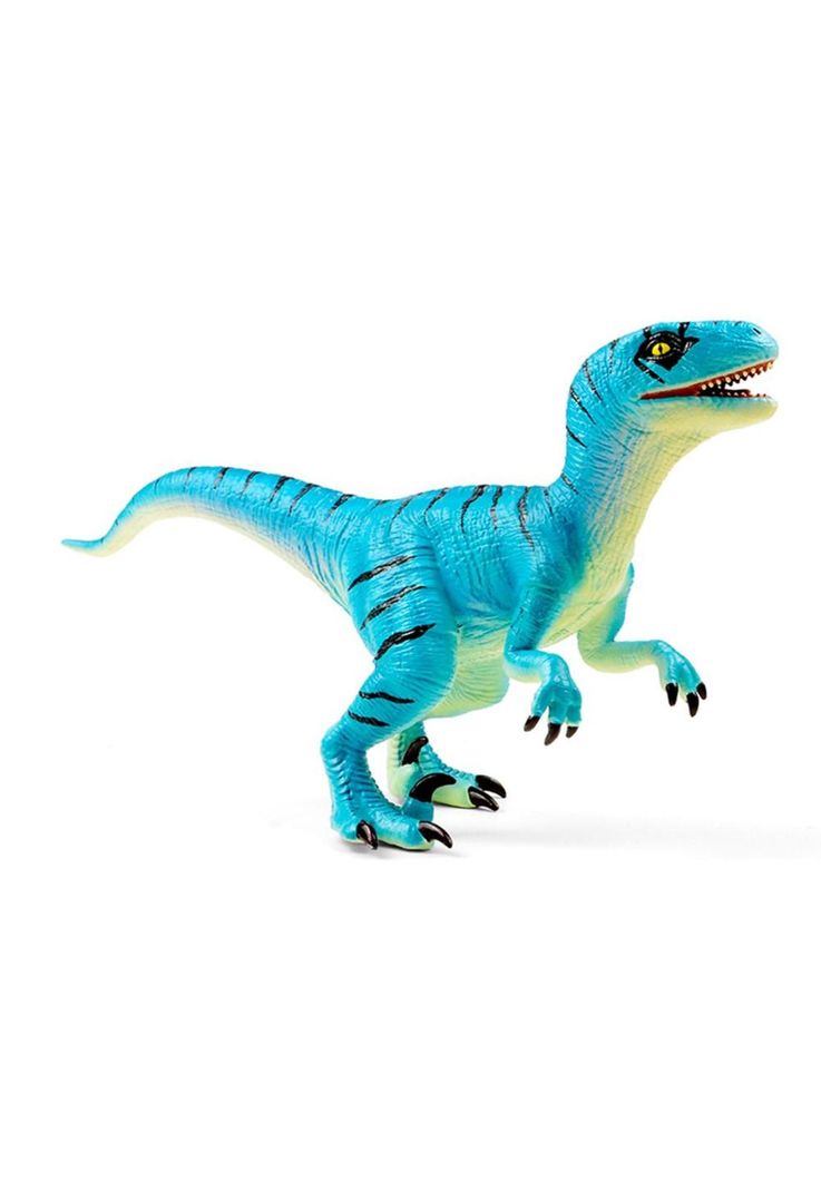 Figura de Coleccion Velociraptor Recur Azul 3A