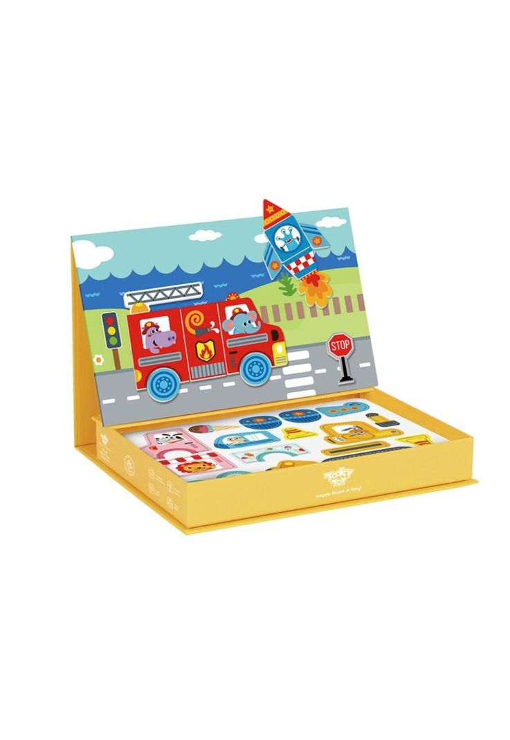 Caja Magnética Transportes Tooky Toy-0
