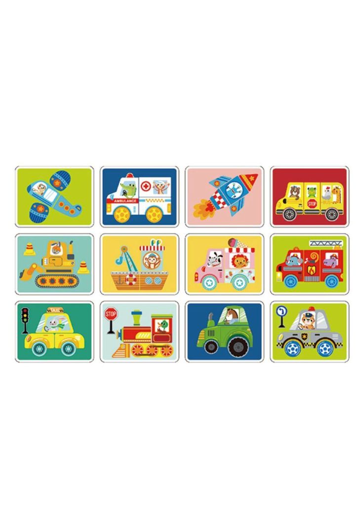 Caja Magnética Transportes Tooky Toy-1