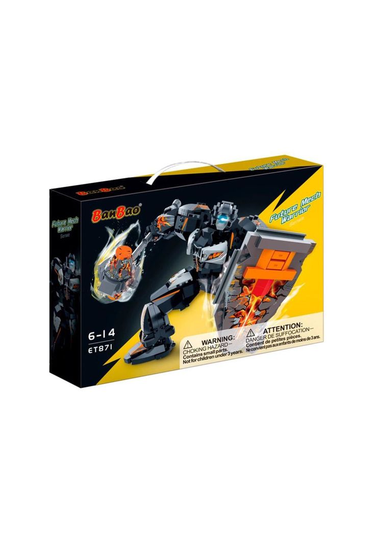 Set de Bloques Robot Future Mech Warrior Sense Gris - BanBao