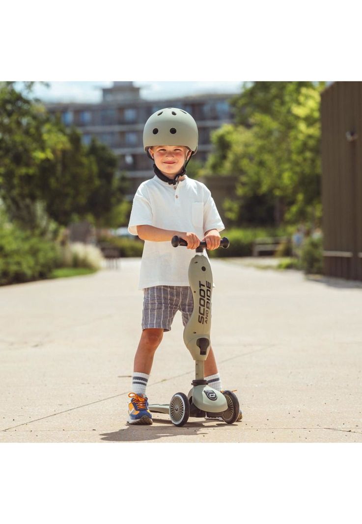 Scooter 2 en 1 Highwaykick 1 Olive Scoot and Ride-4